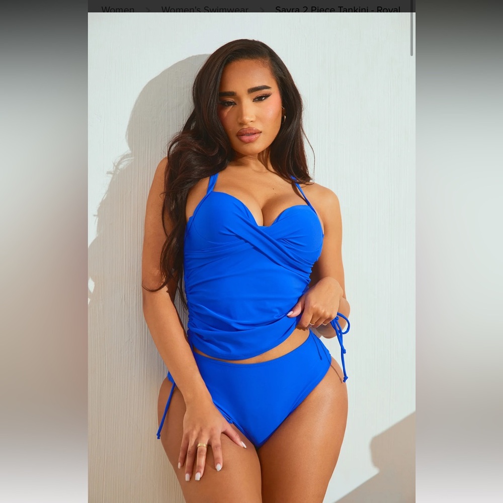 Sayra 2 Piece Tankini - Royal